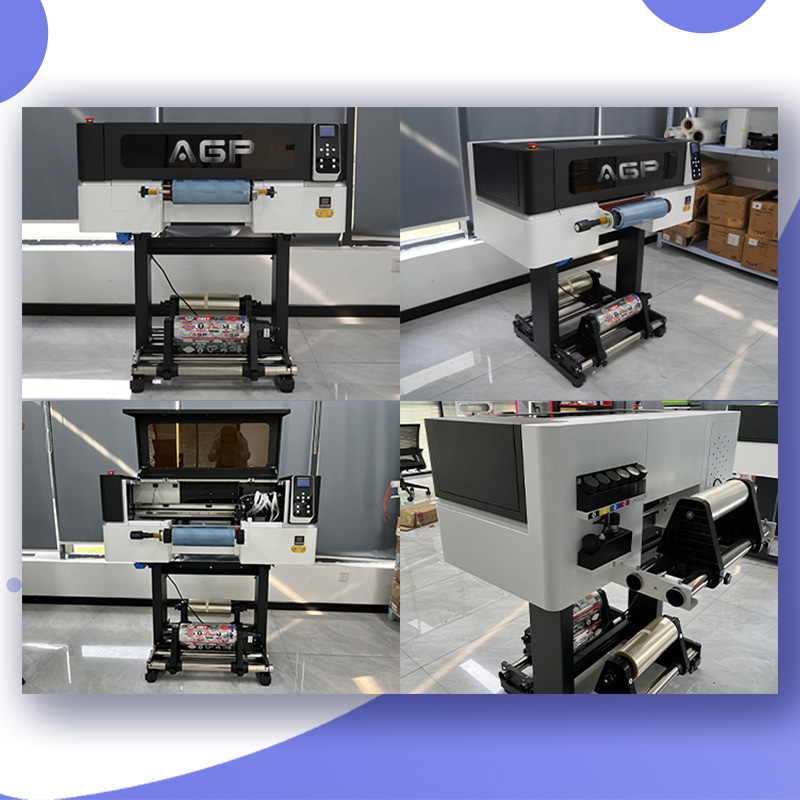 AGP S30 30cm UV DTF Printer 2 in 1 with Laminator Stickers Transfer Printing Machine