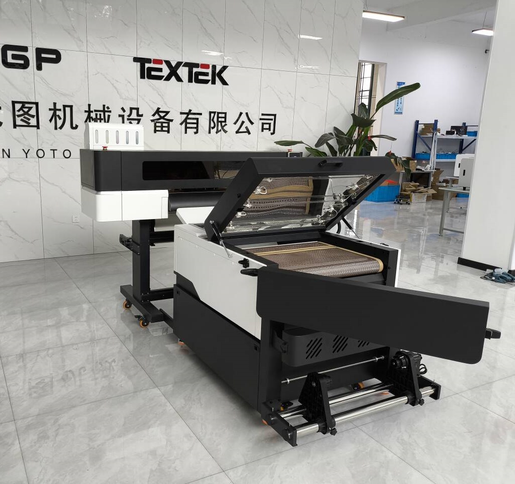 DTF printer printing machine 3*Epson I1600 print heads clothing printing machine heat transfer machine